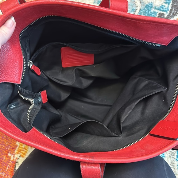 COACH MERCER TOTE GLOVETANNED LEATHER BAG TRAVEL GROCERY LAPTOP GUC W/HANGTAG - Picture 7 of 17